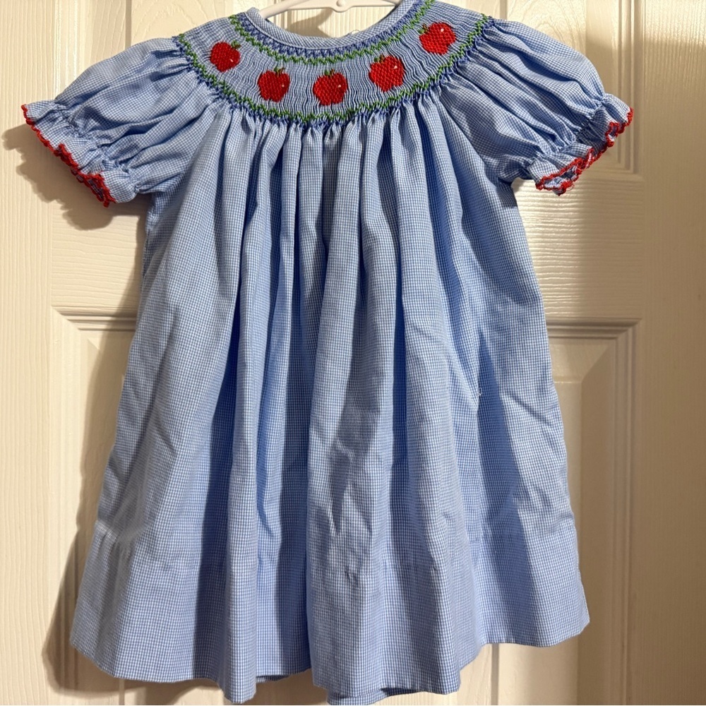 Edgehill Collection Smocked Apple Bishop Dress